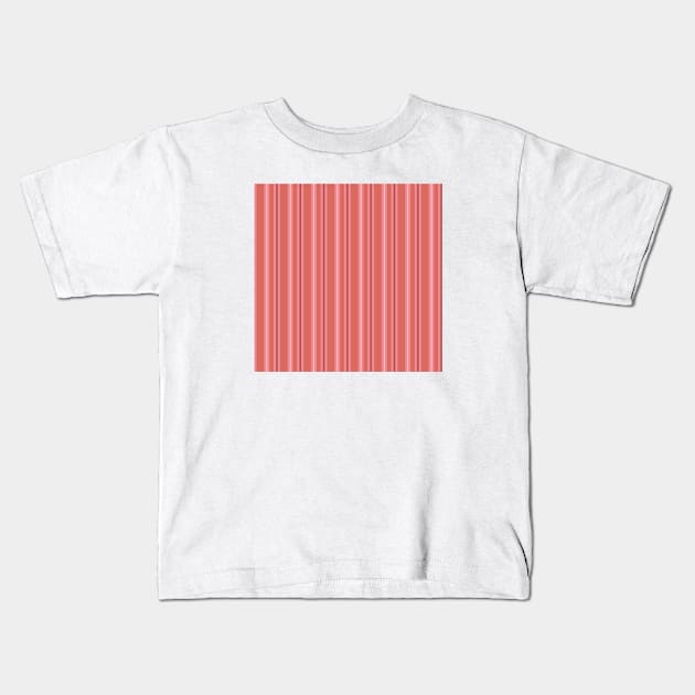 Pink Stripes Kids T-Shirt by StripePatterns